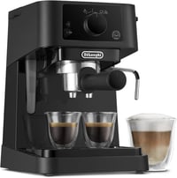 De'Longhi Stilosa EC 235.BK Traditional Espresso Portafilter Machine, Espresso Machine with Manual Milk Frother, for Espresso Powder, 1 Litre Water Tank, Black, 1100 W 1