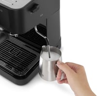De'Longhi Stilosa EC 235.BK Traditional Espresso Portafilter Machine, Espresso Machine with Manual Milk Frother, for Espresso Powder, 1 Litre Water Tank, Black, 1100 W 5