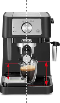 De'Longhi Stilosa EC 260.BK portafilter kávéfőző tejhabosítóval - fekete 2
