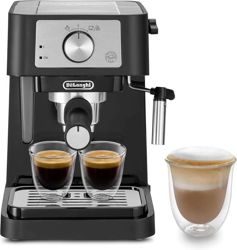 De'Longhi Stilosa EC 260.BK portafilter kávéfőző tejhabosítóval - fekete