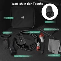 dé Mobil Wallbox 11 kW 15m CEE 16A Type 2 elektromos autó töltőállomás 6