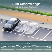dé Mobil Wallbox Töltőállomás 22 kW App-al, 3 fázisú, 10m, 6-32A, Áramszámlálóval, CEE 32A Type 2 Töltőkábel, Model Y/3, ID.3/4/5, MG4, EX30, e-up, e-tron EV/PHEV 4