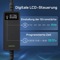 dé Type 2 CEE Wallbox 7 kW 10 méteres kábellel 3