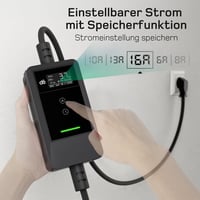 dé Type 2 Schuko töltőkábel elektromos autóhoz 3,7 kW LCD kijelzővel - 15 m 8