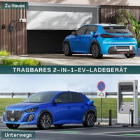 dé Type 2 Schuko Elektromos Autó Töltőkábel 3.68 kW 15m 1-Fázis 4