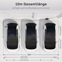 dé Type 2 Schuko töltőkábel 3.68 kW 10m elektromos autóhoz digitális kijelzővel 4