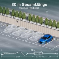 dé Type 2 Schuko EV töltőkábel 3,68 kW - 20 m 5