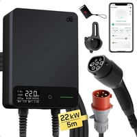 dé Type 2 Wallbox 22 kW 3 fázisú elektromos autó töltő RFID és applikációval 1