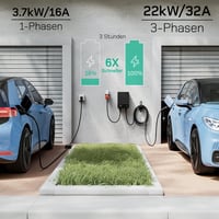 dé Type 2 Wallbox 22 kW 3 fázisú elektromos autó töltő RFID és applikációval 4