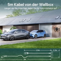 dé Type 2 Wallbox 22 kW 3 fázisú elektromos autó töltő RFID és applikációval 5