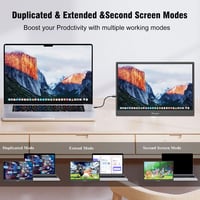 ARZOPA 14" Hordozható Érintőképernyős Monitor HDR IPS 1920x1200 HDMI USB-C Laptop PC Xbox 7
