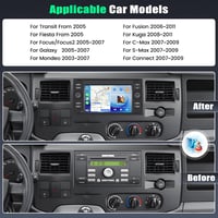Ford Focus Android 13 autórádió 7" érintőképernyővel, CarPlay, 2+64GB, GPS, Bluetooth 2