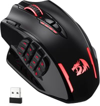 Redragon M913 Impact Elite vezeték nélküli gamer egér, 16000 DPI, 20 programozható gomb, 45 órás akkumulátor, RGB világítás, 12 oldalsó gomb 1