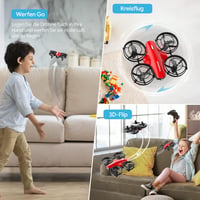 Tomzon Mini Drón Gyerekeknek - 24 Perces Repülési Idő, 360° Védelem, Távirányítós Quadcopter 3