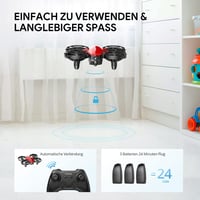 Tomzon Mini Drón Gyerekeknek - 24 Perces Repülési Idő, 360° Védelem, Távirányítós Quadcopter 6
