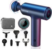 arboleaf Mély Izom Masszázspisztoly 10mm Amplitúdóval - 60W Erős Motor, LED Érintőképernyő, 6 Sebességfokozat, 7 Masszázsfej, USB-C Gyorstöl 1