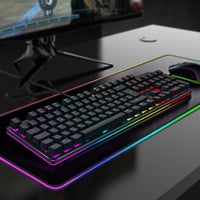 Black Shark RGB mechanikus gamer billentyűzet, kék kapcsolók, QWERTZ német kiosztás 7