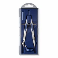 Compas profesional STAEDTLER 553 01 cu mecanism pe buton și adaptor universal — fără mine de rezervă (stare: vezi a 2-a imagine) 1