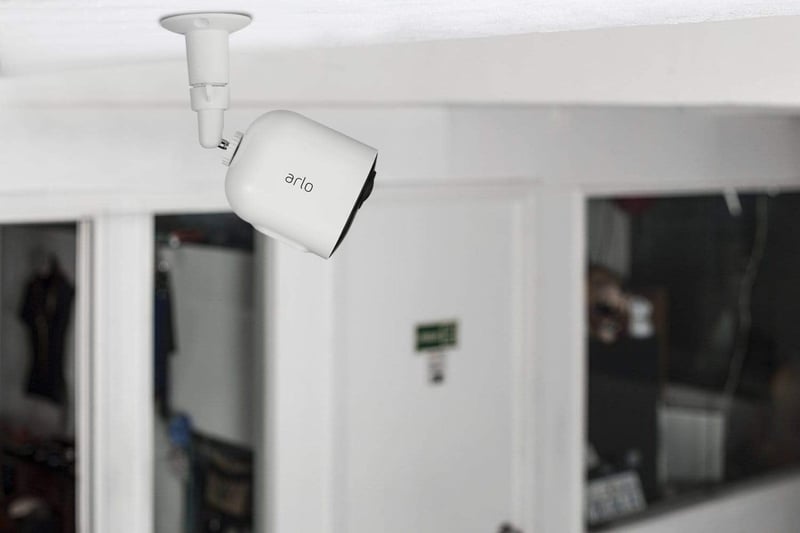 Arlo kamerához állítható fehér fali tartó 2db - Wasserstein (újracsomagolt)