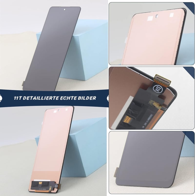 RongZy Xiaomi 11T LCD Kijelző Csere - Érintőképernyős Digitalizáló Fekete Színben, Szerszámokkal, 21081111RG Modellhez

AI: I've created a H