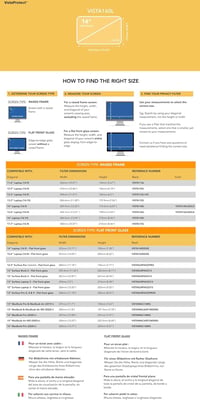 VistaProtect 16" Laptop Adatvédelmi és Kékfény Szűrő Fólia (16:10) 9