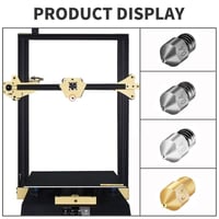 Makerbot Creality Ender 3/5 extruderhez - iMetrx 4db-os MK8 3D nyomtatófej készlet, 4 féle fémből 5