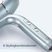BaByliss Hydro Fusion ionos hajszárító, plazma technológiával - Kék 6