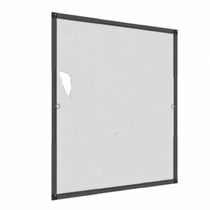 Windhager Flexi Fit mreža za komarce za prozor 130x150 cm antracit — neispravno, djelomično funkcionalno: oštećena mreža (stanje: vidi 2. sliku)