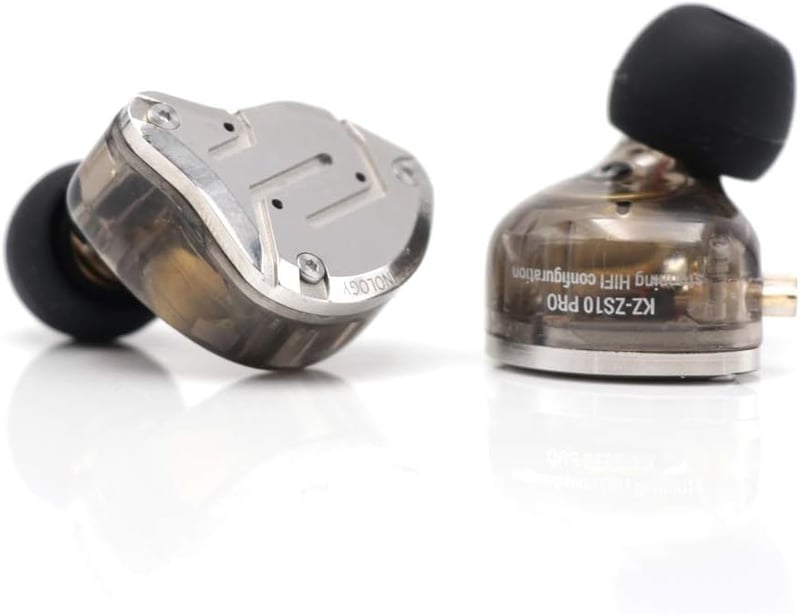 KZ ZS10 Pro 5 Hangszórós HiFi Fülhallgató, Leválasztható Kábel, Fekete
