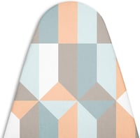 Encasa XO Luxury Line Vasalódeszka Huzat Extra Vastag Párnázással - 125x46 cm Standard Méretű Deszkákhoz - Kockás Mintázatú Csere Huzat Otth 1