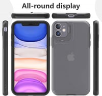 iPhone 11 Ütésálló Fekete Szilikon Tok Kitámasztóval 3