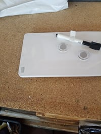 Nobo magnetska mini bijela ploča 140x360 mm, bijela ploča bez okvira, s markerom i — udubljen proizvod (stanje: vidi 2. sliku) 2