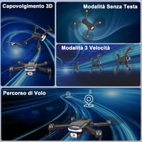 Wipkviey B15 Drón 4K Kamerával - Kefe Nélküli Motorral, 36 Perces Repülési Idő, Útvonaltervezés, 3D Flip Funkció, Összecsukható Könnyű Drón  7
