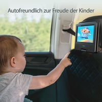 YOTON 9,5" Hordozható DVD Lejátszó Gyerekeknek Autóba, 7,5" HD Forgatható Képernyővel, 6 Órás Akkumulátorral, TV/USB/SD Kártya Támogatással 5