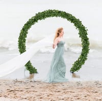 DearHouse Mesterséges Borostyán Futó 8ft 12 Ágú Függő Girland Zöld 7