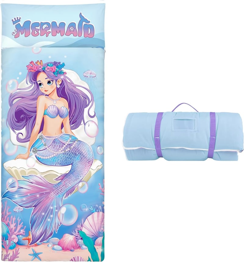Decalsweet Gyerek Hálózsák Dupla Cipzárral 150x60cm Párnával