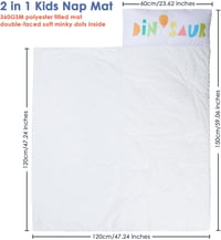 Decalsweet Gyerek Hálózsák Dupla Cipzárral Párnával 150x60cm 2