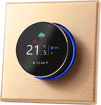 Decdeal WiFi Okos Termosztát - Programozható Fűtésszabályozó Gáz- és Vízkazánhoz, Tuya Kompatibilis, Mobilalkalmazással és Hangvezérléssel,  1