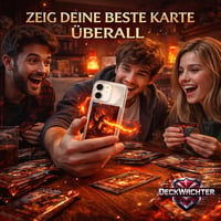 Puzdro na telefón DeckWächter s držiakom na zberateľské karty pre iPhone 17 – priehľadné 2