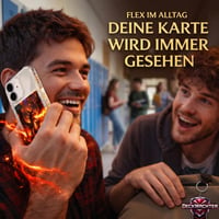 Puzdro na telefón DeckWächter s držiakom na zberateľské karty pre iPhone 17 – priehľadné 5
