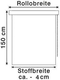 Deco Company Csapágy Roletta Redőny - 85 x 150 cm, White 4