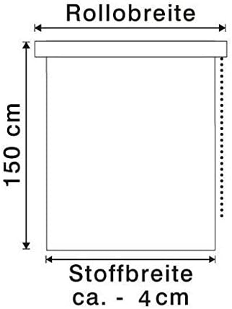 Deco Company Csapágy Roletta Redőny - 85 x 150 cm, White
