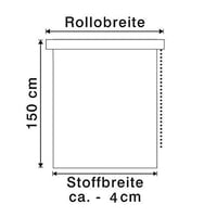 Deco Company Gardinia Roleta s upevnením bez vŕtania, tienenie proti slnku, nepriehľadná, biela, 40 x 150 cm, so všetkým montážnym príslušenstvom 4
