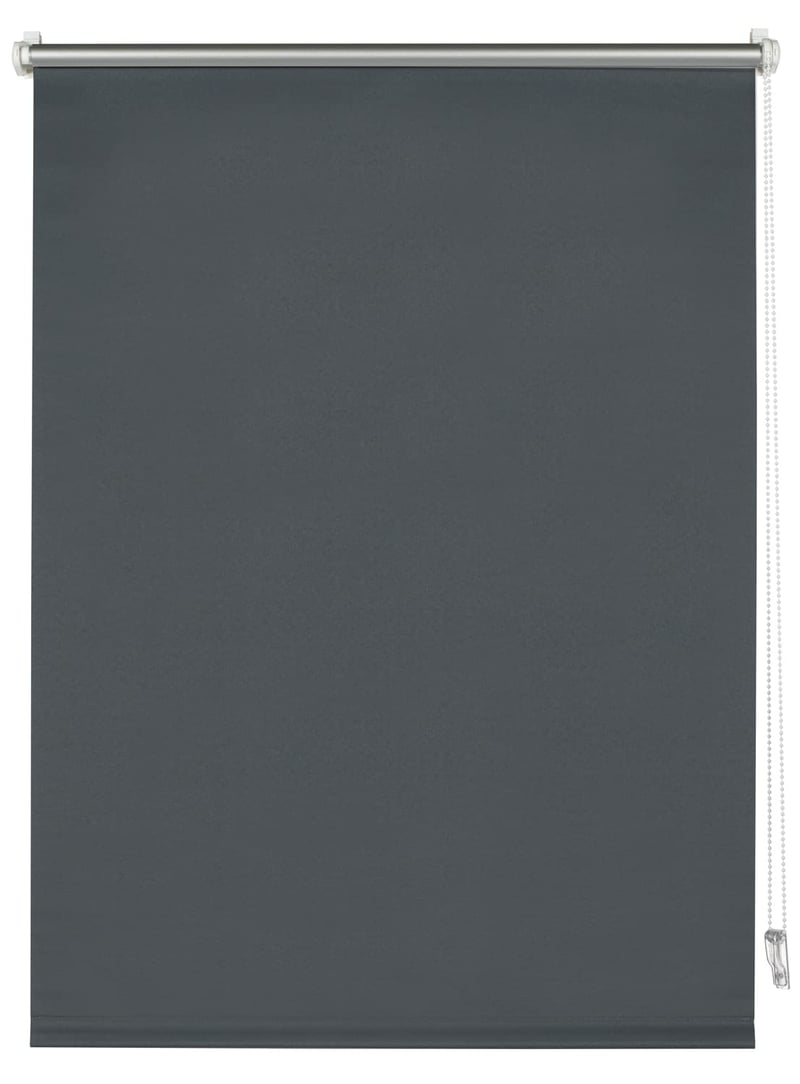 Tepelne reflexná roleta Deco Company bez vŕtania, s upínacou svorkou, energeticky úsporná, odrážajúca svetlo, zatemňujúca, antracitová, 55 x 150 cm