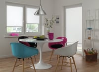 Deco Company Klemmrollo biela svetlopriepustná roleta bez vŕtania 60x150 cm 4