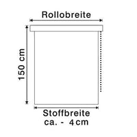 Deco Company roleta s uchytením bez vŕtania, biela, svetlo prepúšťajúca, 75x150 cm, vrátane montážneho príslušenstva, roleta na okno s klipovým uchytením 4