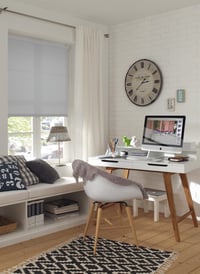 Deco Company rolo zavjesa bez bušenja, neprozirna, za zamračivanje, za prozor, svijetlosiva, 55 x 150 cm 2