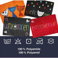 deco-mat Bejárati Lábtörlő 40x60cm Csúszásmentes Mosható Belső-Külső Használatra 6