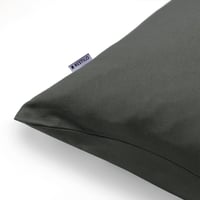 DecoKing 2 kom. jastučnice 40x120 cm Jersey 100% pamuk s patentnim zatvaračem grafit siva Amber 2