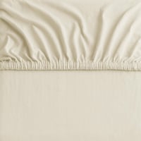 Cearșaf cu elastic DecoKing Amber 80x200 90x200 cm, 100% bumbac pieptănat jerseu, protecție saltea elastică, alb 6